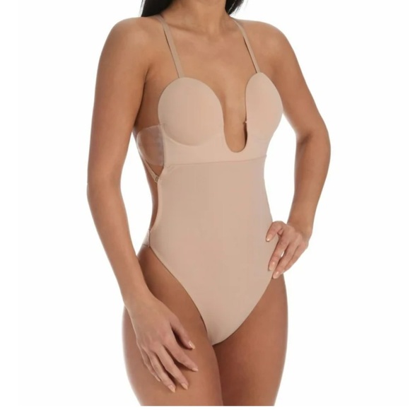New Nordstroms Fashion Forms U Plunge backless Strapless Bodysuit large - Picture 1 of 10